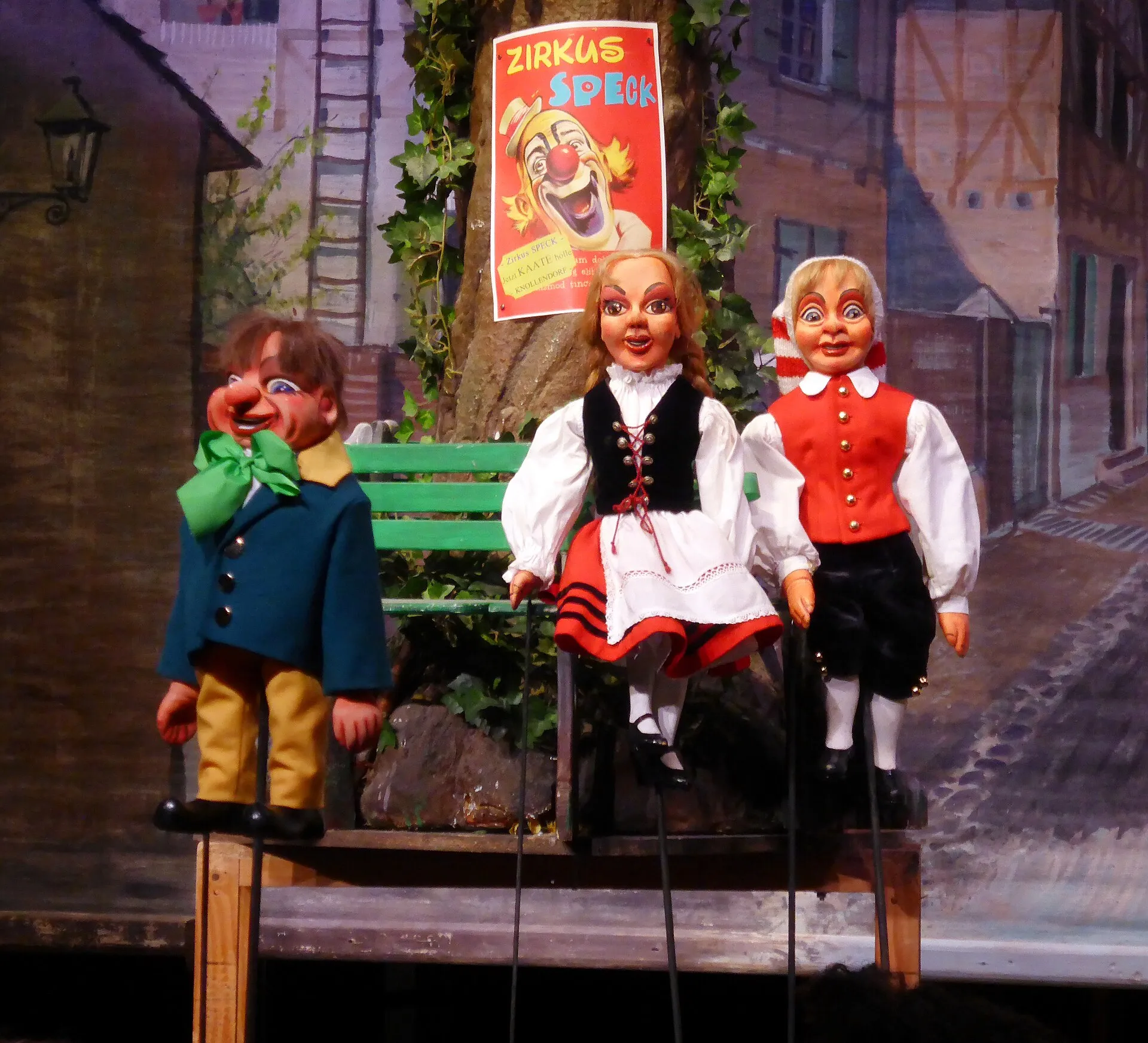 Hänneschen-Theater , Speimanes , Bärbelchen und Hänneschen .