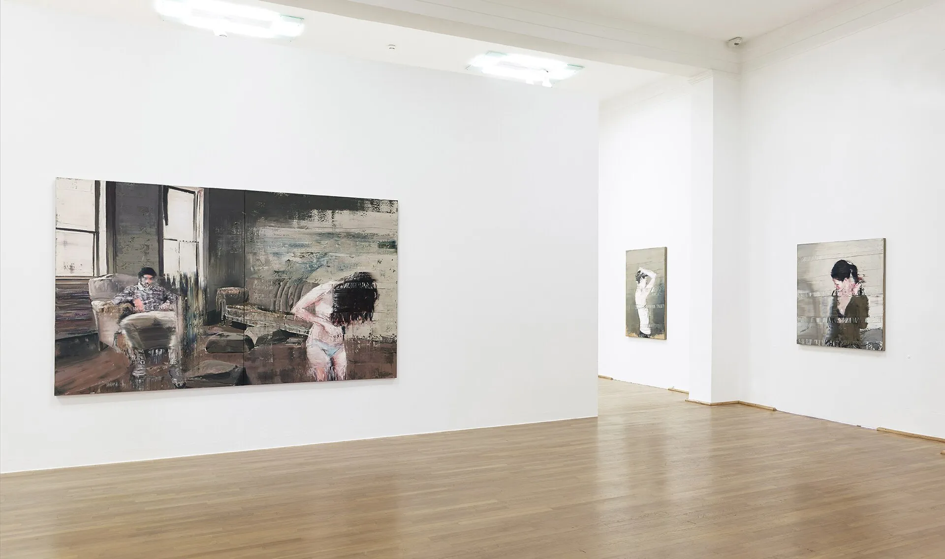 Installation view of Andy Denzler exhibition Distorted Moments, LudwigMuseum Koblenz 2014