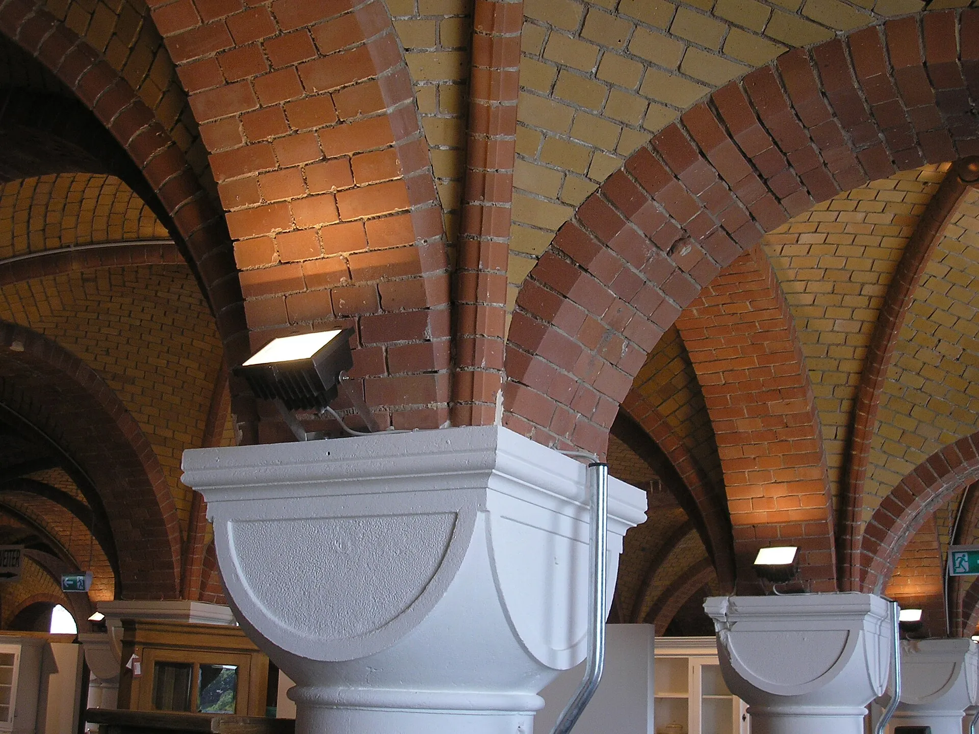 Rheinauhafen Köln, Halle 11, Deckengewölbe