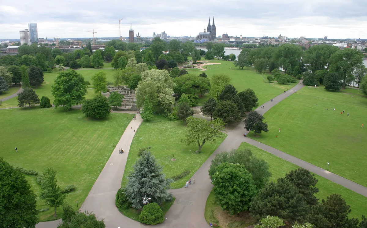 Rheinpark at Cologne, Germany