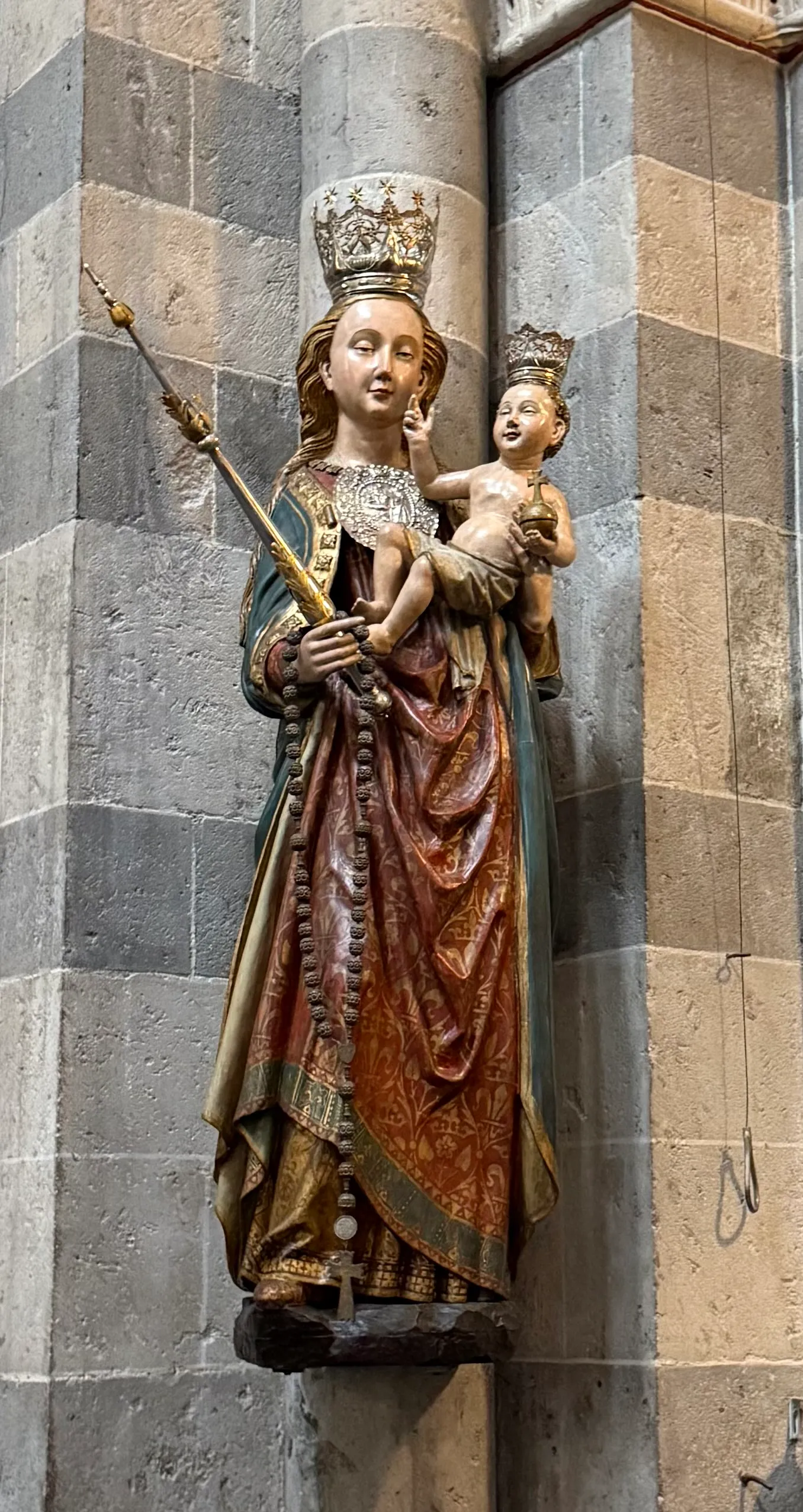 Rosenkranzmadonna in Church St. Andreas, Cologne Germany