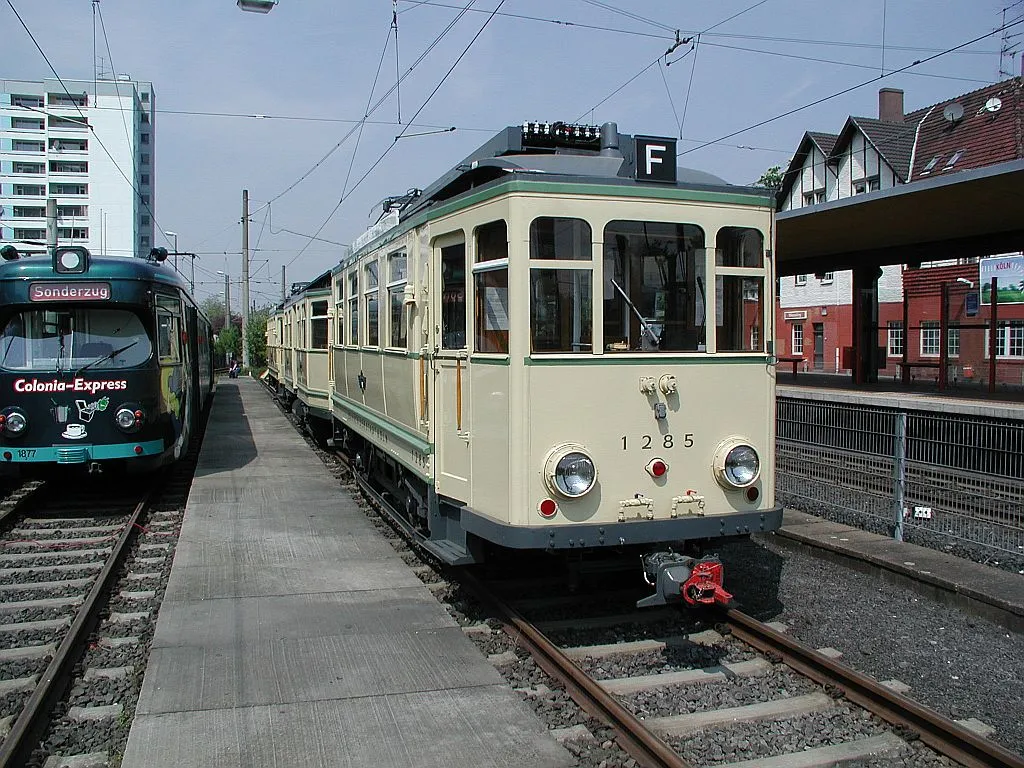 KVB Tw 1285 "Finchen" in Wesseling